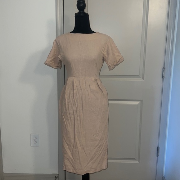 ASOS Linen Dress Size 4 - Picture 3 of 3